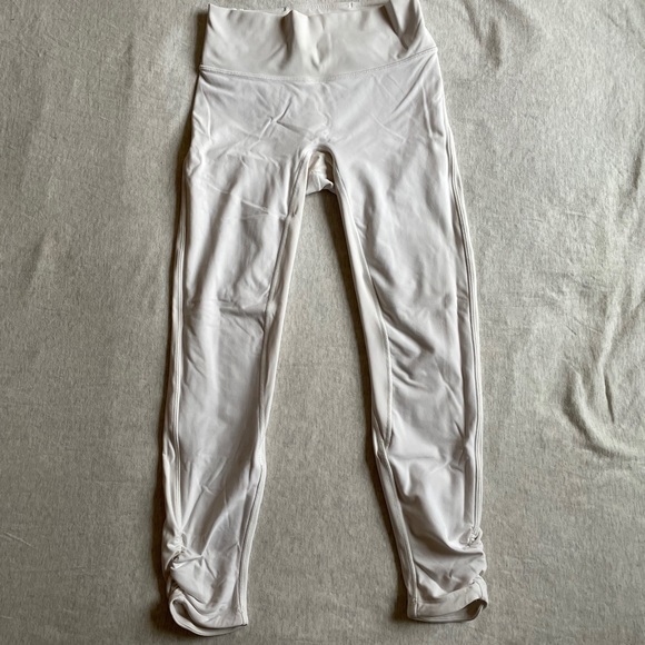 White Lululemon Leggings - Picture 1 of 11